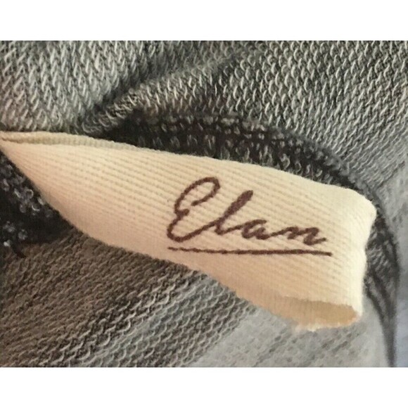 Elan Top Women's Size Medium Gray Camo Raglan Long Sleeve - Picture 6 of 6